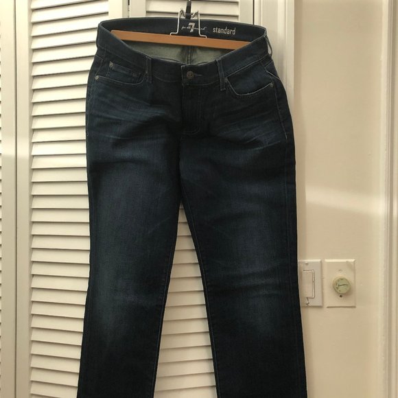 7 For All Mankind Blue standardStraight Leg, 34